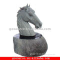 stone horse head ornaments